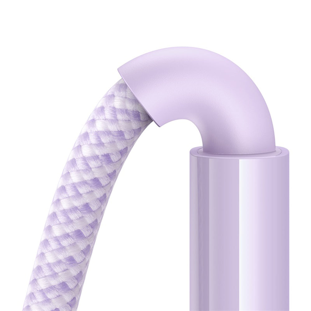 USB-A to USB-C Baseus Display 2 Data and Charging Cable, 100W, 2m, Purple P10382701511-01