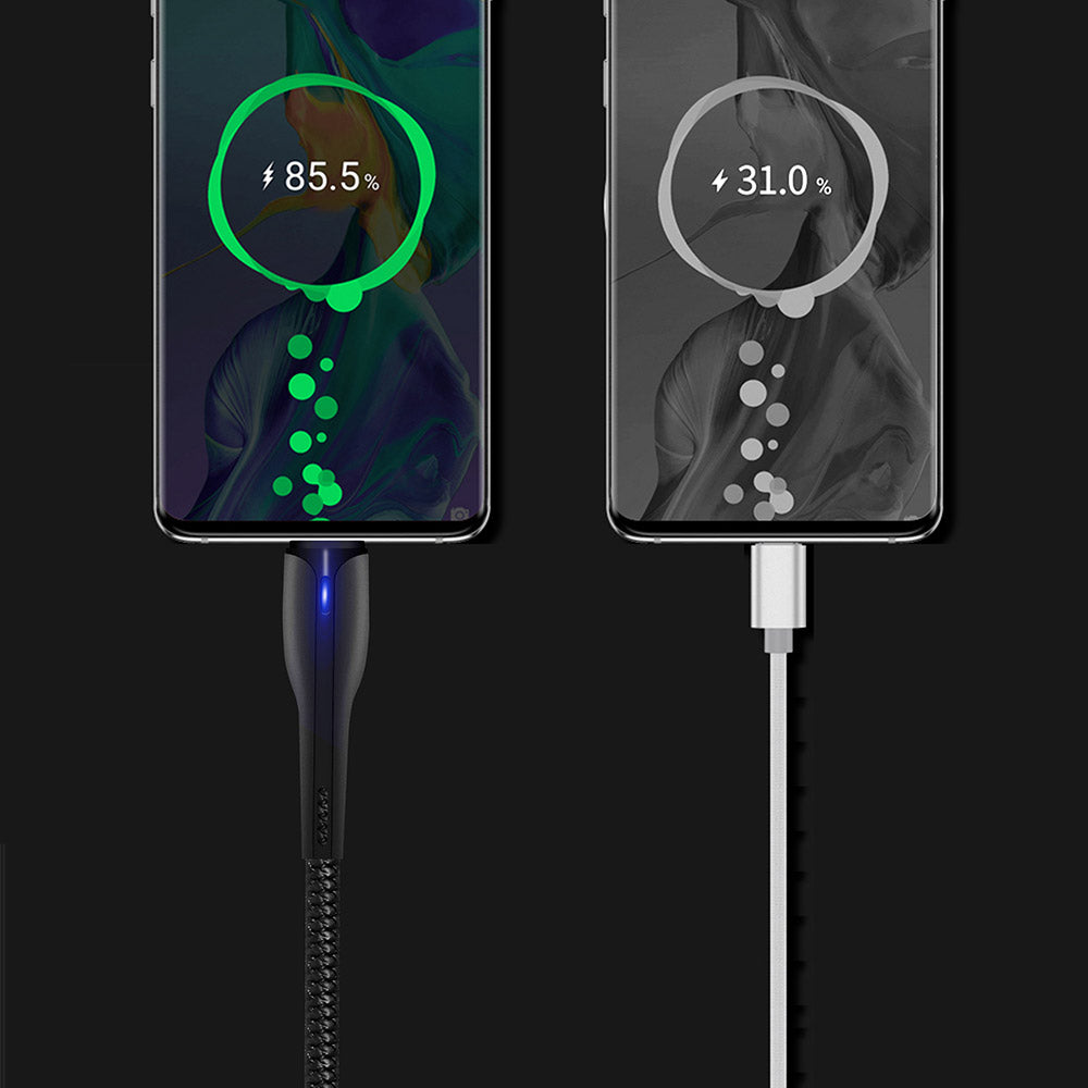 Daten- und Ladekabel USB-A - USB-C ColorWay CW-CBUC034, 18W, 1m, Schwarz