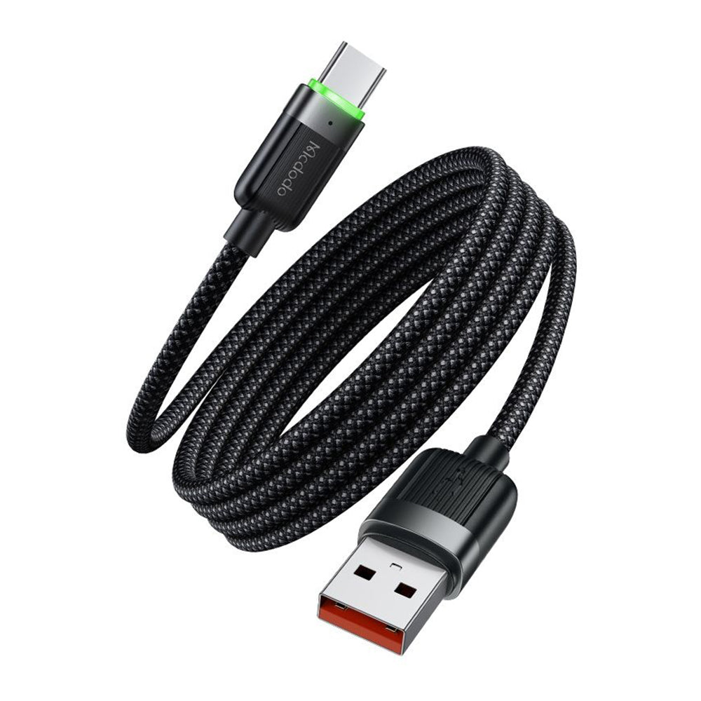 Daten- und Ladekabel USB-A - USB-C McDodo CA-5650 Self Winding, 66W, 1.2m, Schwarz