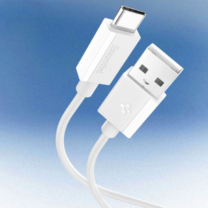 Daten- und Ladekabel USB-A - USB-C Spigen Essential, 60W, 2m, Weiß