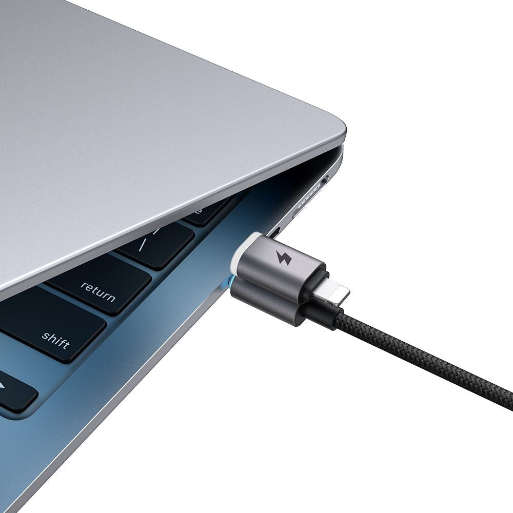 Daten- und Ladekabel USB-A / USB-C - USB-C / Lightning McDodo CA-6560, 60W, 1,2m, Schwarz