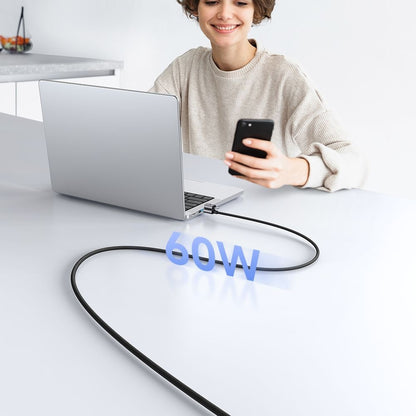 Daten- und Ladekabel USB-A / USB-C - USB-C / Lightning McDodo CA-6560, 60W, 1,2m, Schwarz