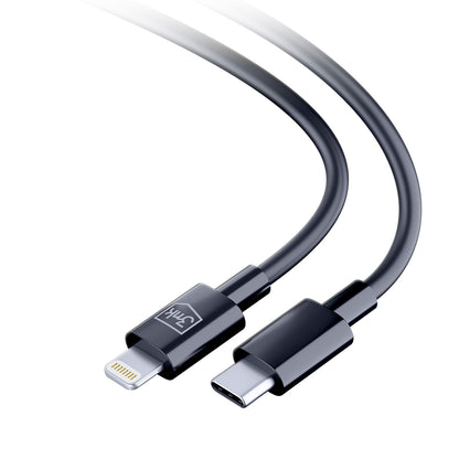 Daten- und Ladekabel USB-C - Lightning 3MK Hyper, 20W, 1,2m, Weiß