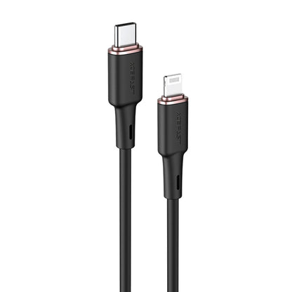 USB-C - Lightning Daten- und Ladekabel Acefast C2-01, 30W, 1.2m, Schwarz