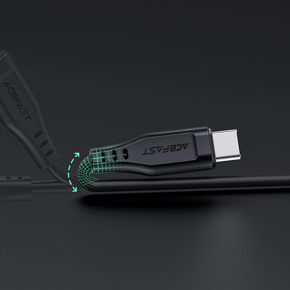 USB-C to Lightning Data and Charging Cable Acefast C3-01, 30W, 1.2m, Black