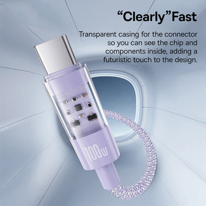 Daten- und Ladekabel USB-C - Lightning Baseus Gem, 20W, 1m, Lila P10373001511-00