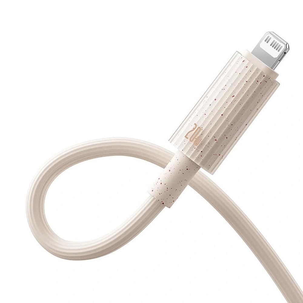 USB-C to Lightning Data and Charging Cable - Baseus Habitat, 20W, 2m, Green P10360201631-01
