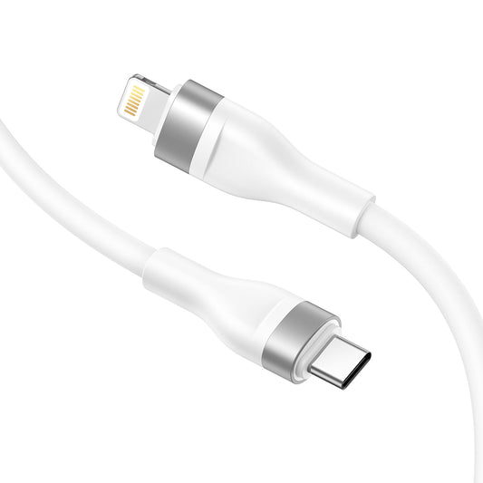 USB-C to Lightning Data and Charging Cable Lito LD02CL, 30W, 1.2m, White