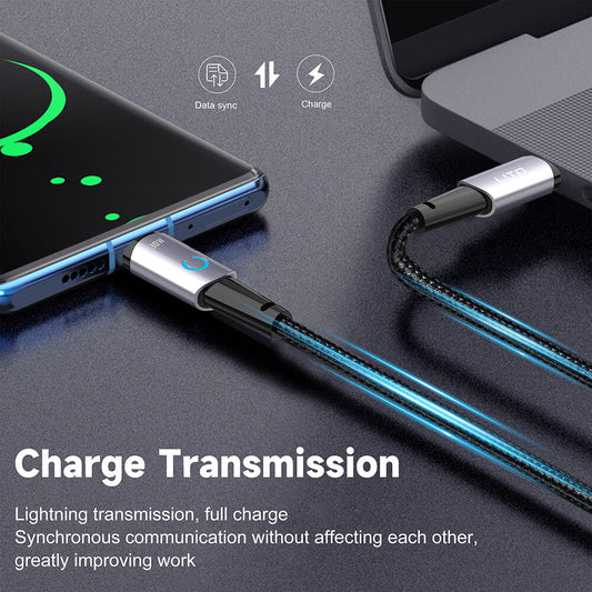 Daten- und Ladekabel USB-C - Lightning Lito LD10CL, 30W, 1m, Schwarz