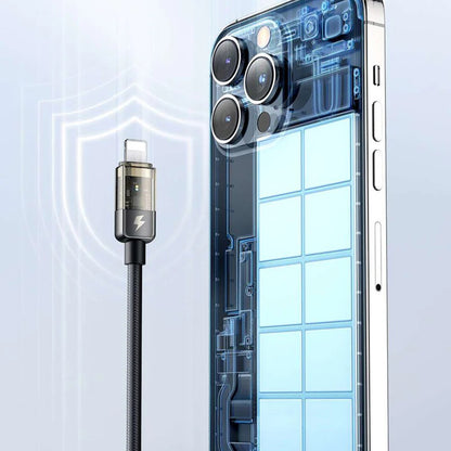 USB-C - Lightning McDodo CA-3160 Auto Power Off Daten- und Ladekabel, 36W, 1,2m, Schwarz