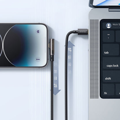 Daten- und Ladekabel USB-C - Lightning McDodo CA-3390 Angled, 36W, 1.2m, Schwarz