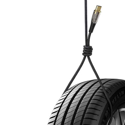 USB-C - Lightning / USB-C Lito LD12 Daten- und Ladekabel, 60W, 1.2m, Schwarz