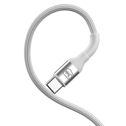 USB-C Daten- und Ladekabel - USB-C 3MK Hyper N, 100W, 2m, Weiß