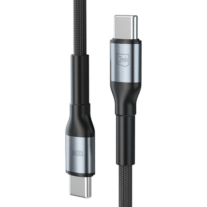 Daten- und Ladekabel USB-C - USB-C 3MK Hyper N, 100W, 2m, Schwarz