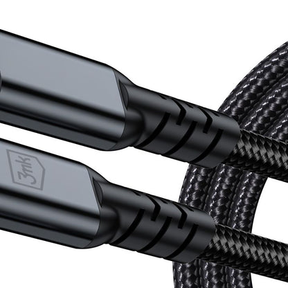USB-C Daten- und Ladekabel - USB-C 3MK Hyper N Thunderbolt 4, 240W, 2m, Schwarz
