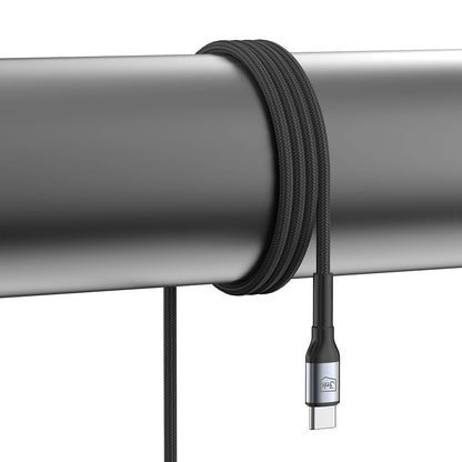 Daten- und Ladekabel USB-C - USB-C 3MK Hyper N, 60W, 2m, Schwarz