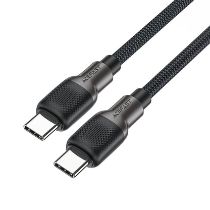 USB-C Data and Charging Cable - USB-C Acefast C10-03, 60W, 1.2m, Black