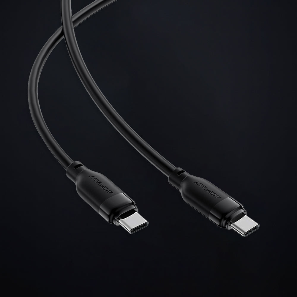 USB-C Data and Charging Cable - USB-C Acefast C16-03, 60W, 1.2m, Black