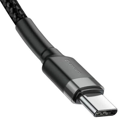 USB-C Daten- und Ladekabel - USB-C Baseus Cafule, 60W, 2m, Set 2 Stück, Schwarz E0418501