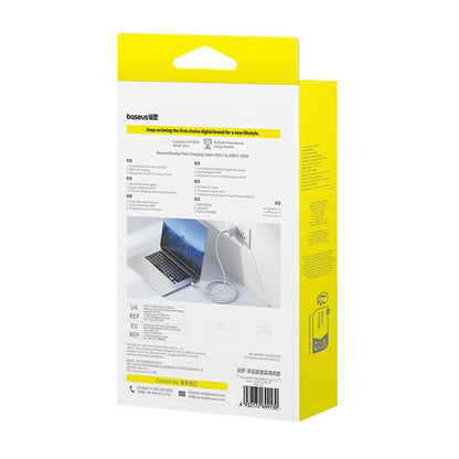 USB-C Daten- und Ladekabel - USB-C Baseus Discolor, 100W, 1m, Blau Grün E0420702
