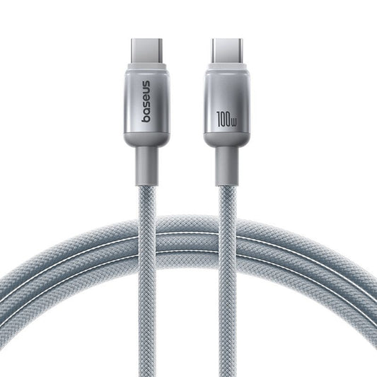 USB-C Daten- und Ladekabel - USB-C Baseus Discolor, 100W, 1m, Silber E0420701