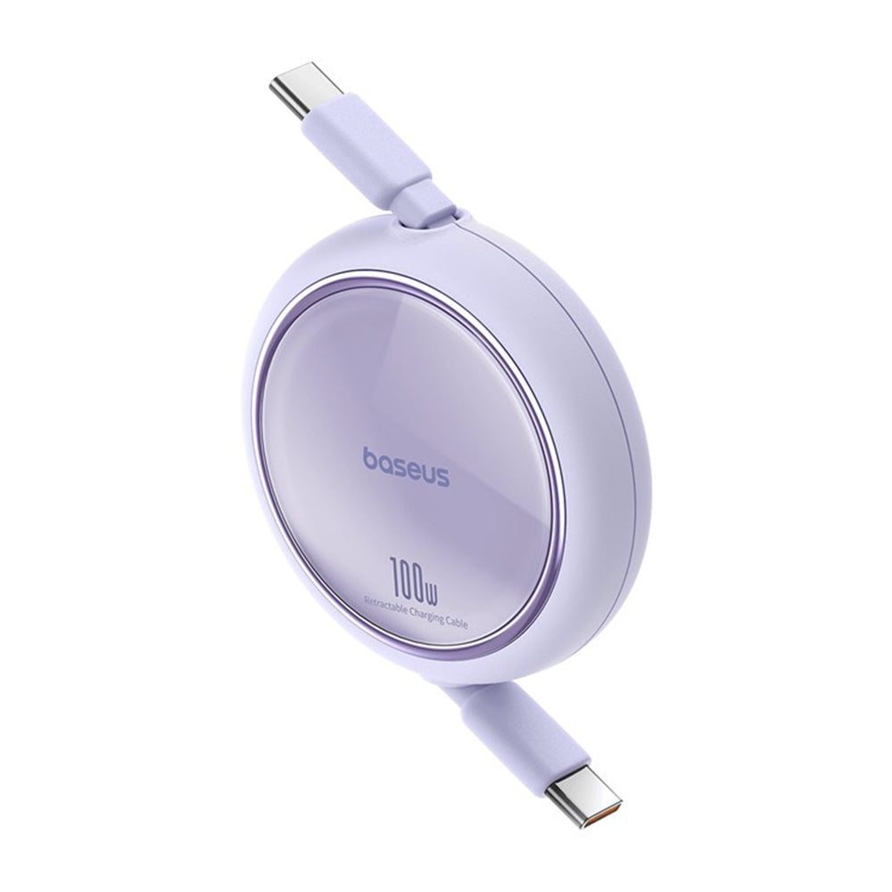 USB-C Data and Charging Cable - USB-C Baseus Free2Draw Mini Retractable, 100W, 1m, Purple P10364500511-00