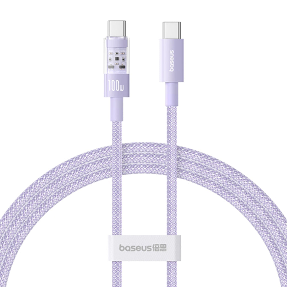 Daten- und Ladekabel USB-C - USB-C Baseus Gem, 100W, 1m, Lila P10373000511-00
