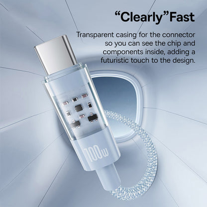 Daten- und Ladekabel USB-C - USB-C Baseus Gem, 100W, 2m, Blau P10373000311-01