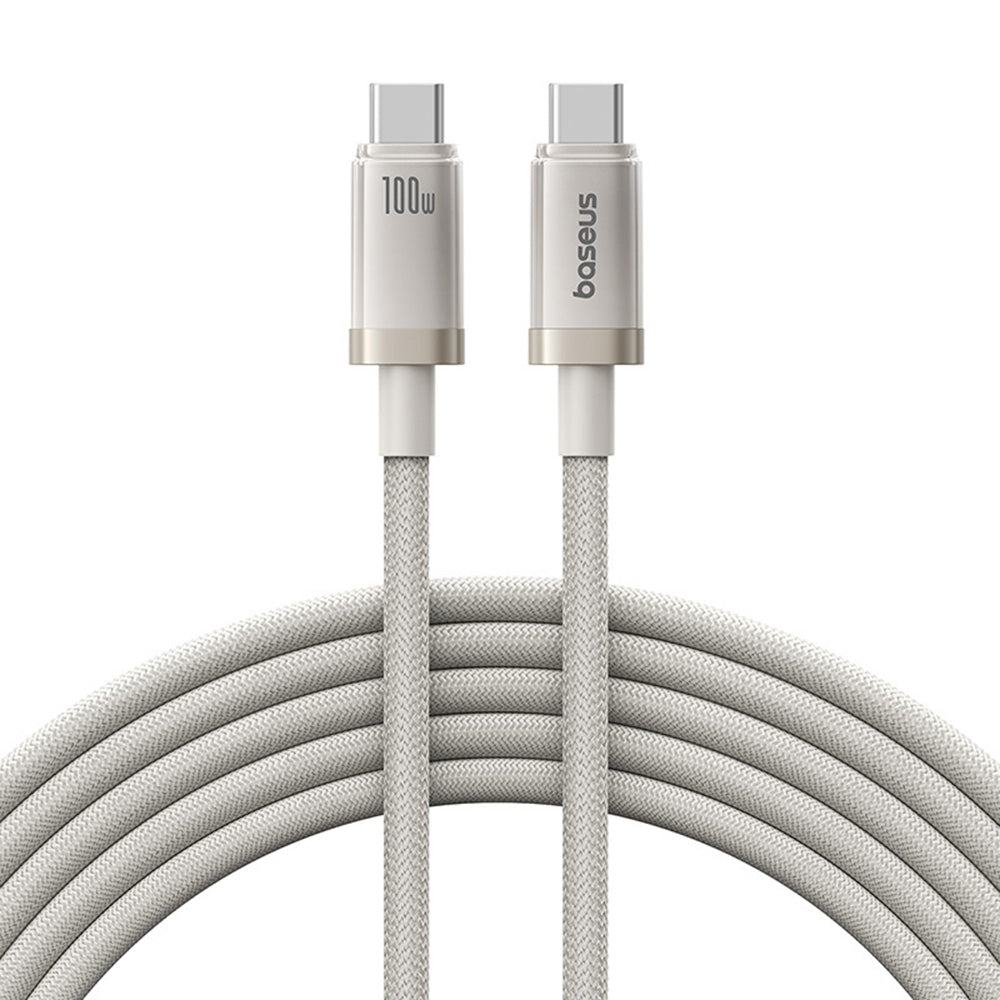 USB-C Data and Charging Cable - USB-C Baseus Titanium, 100W, 2m, Silver P10378100G21-01