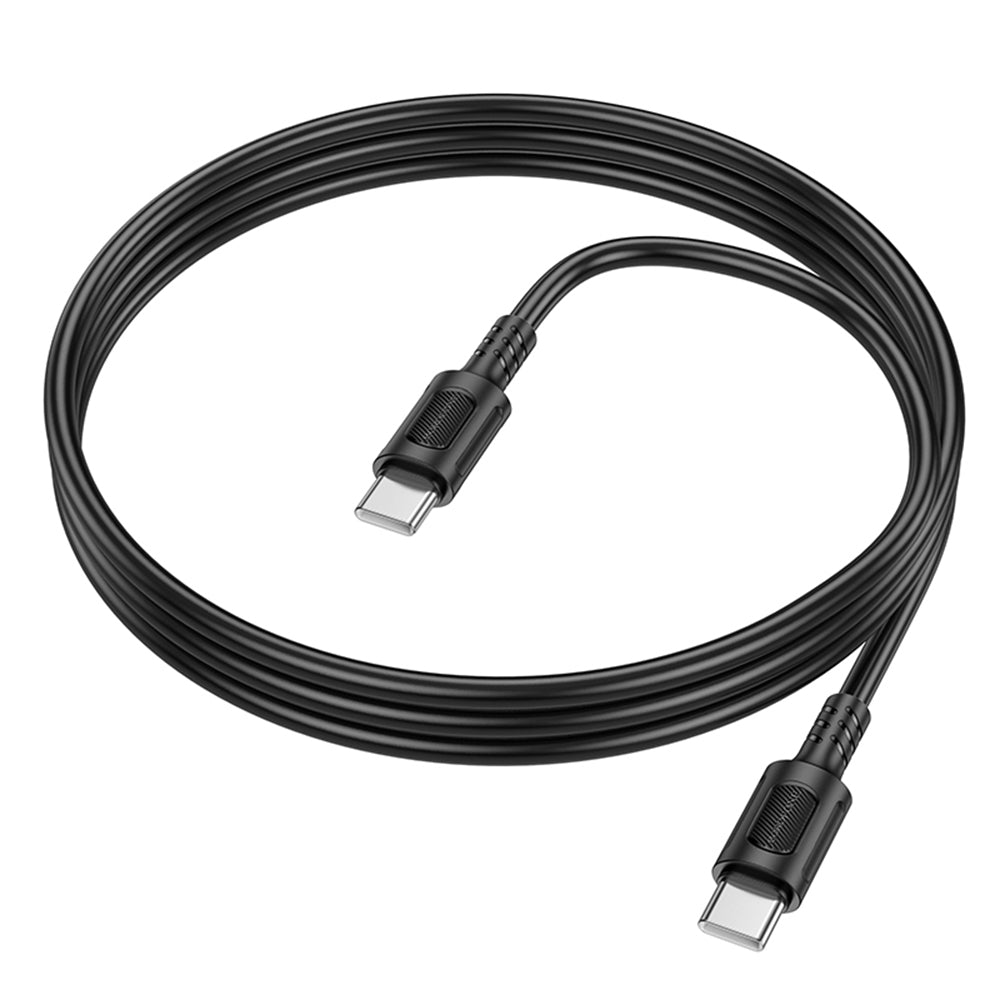 USB-C Daten- und Ladekabel - USB-C Borofone BX111 Feliz, 60W, 1m, Schwarz