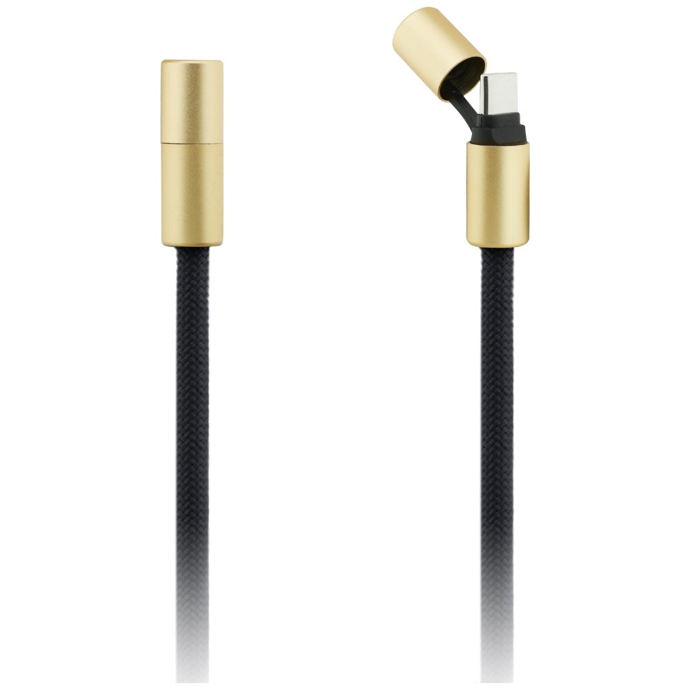 Daten- und Ladekabel USB-C - USB-C Guess CBDY 4G Charm, 100W, 1,5m, Schwarz
