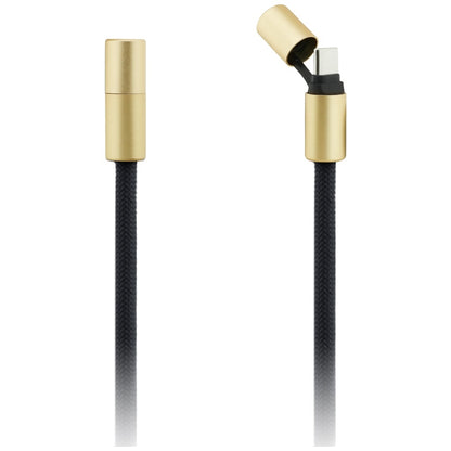 Daten- und Ladekabel USB-C - USB-C Guess CBDY 4G Charm, 100W, 1,5m, Schwarz
