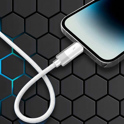 Daten- und Ladekabel USB-C - USB-C Lito LD07, 60W, 1m, Weiß