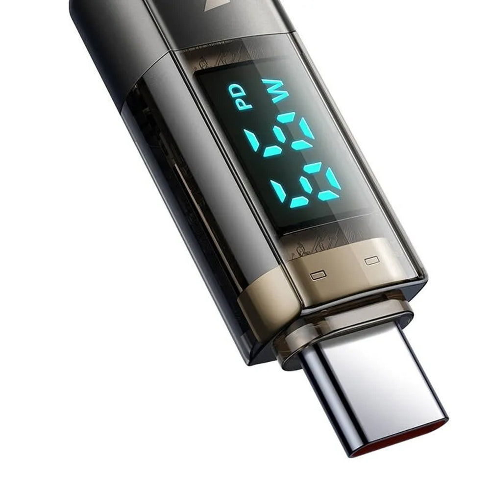 Daten- und Ladekabel USB-C - USB-C McDodo CA-3610 Display Auto Power Off, 100W, 1.2m, Schwarz