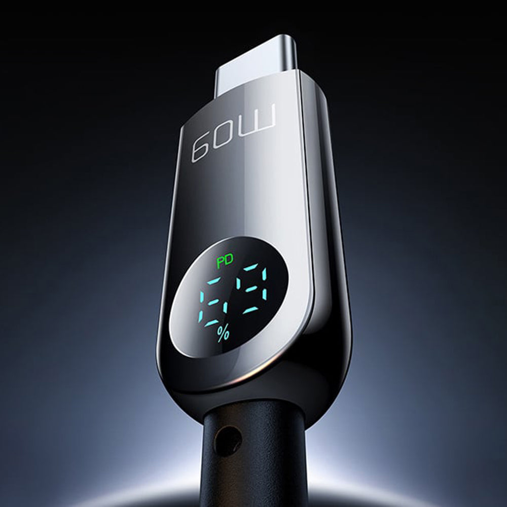 USB-C Daten- und Ladekabel - USB-C McDodo CA-4780 Display, 60W, 1.2m, Schwarz