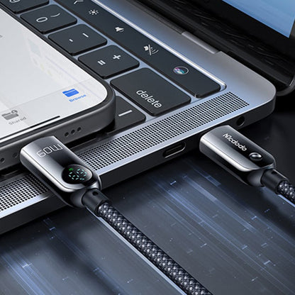 USB-C Daten- und Ladekabel - USB-C McDodo CA-4780 Display, 60W, 1.2m, Schwarz