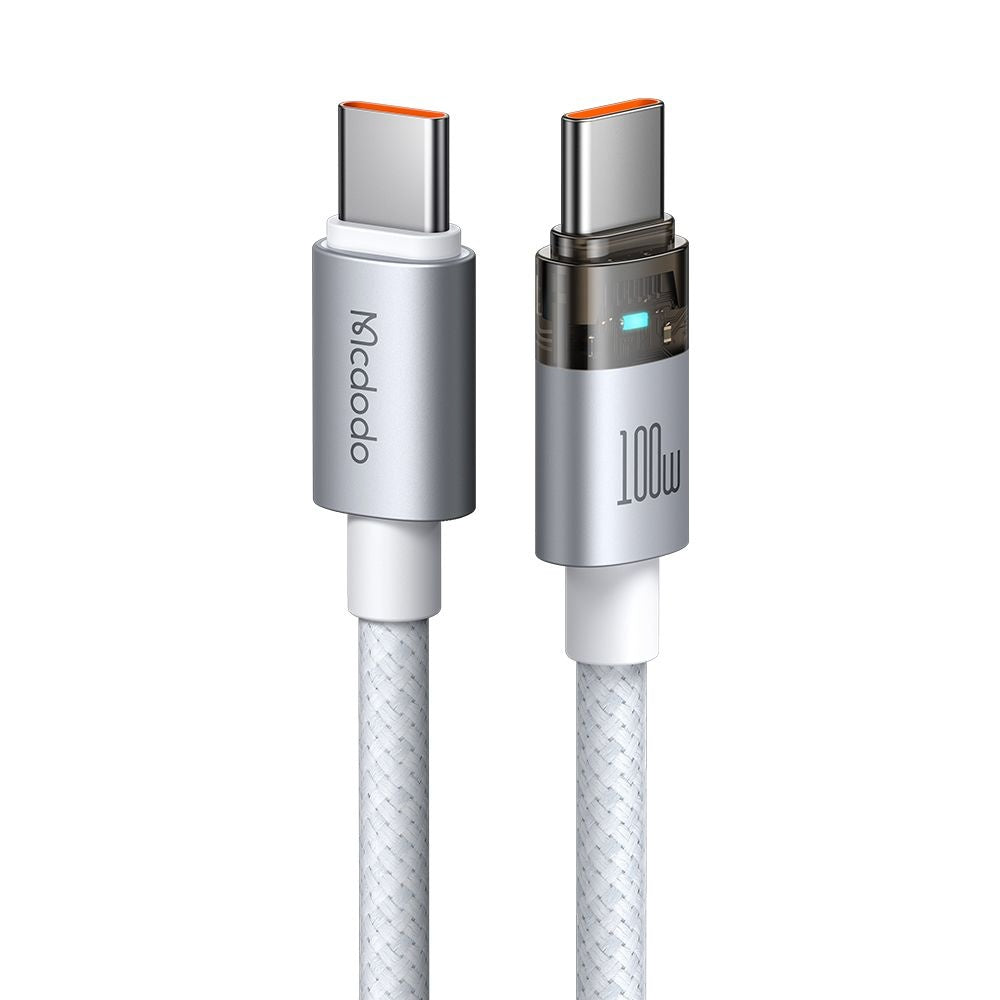 USB-C Daten- und Ladekabel - USB-C McDodo CA-5582, 100W, 1.2m, Weiß