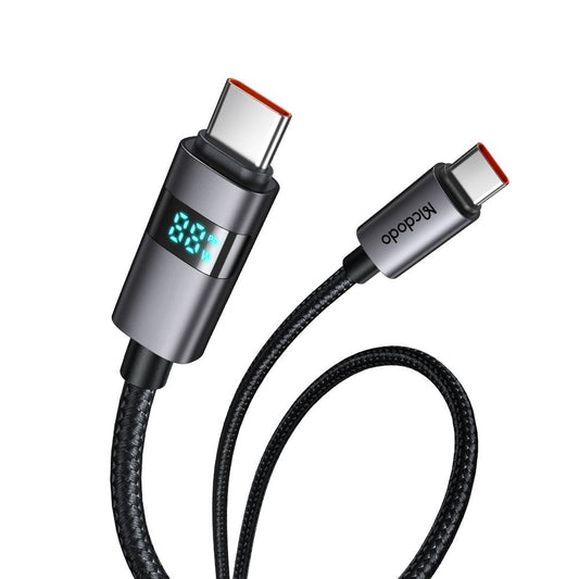 USB-C Data and Charging Cable - USB-C McDodo CA-5610 Display, 100W, 1.2m, Black