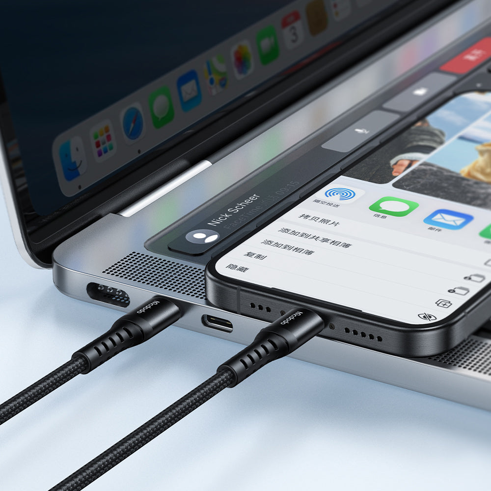 Daten- und Ladekabel USB-C - USB-C McDodo CA-5641, 60W, 1m, Schwarz