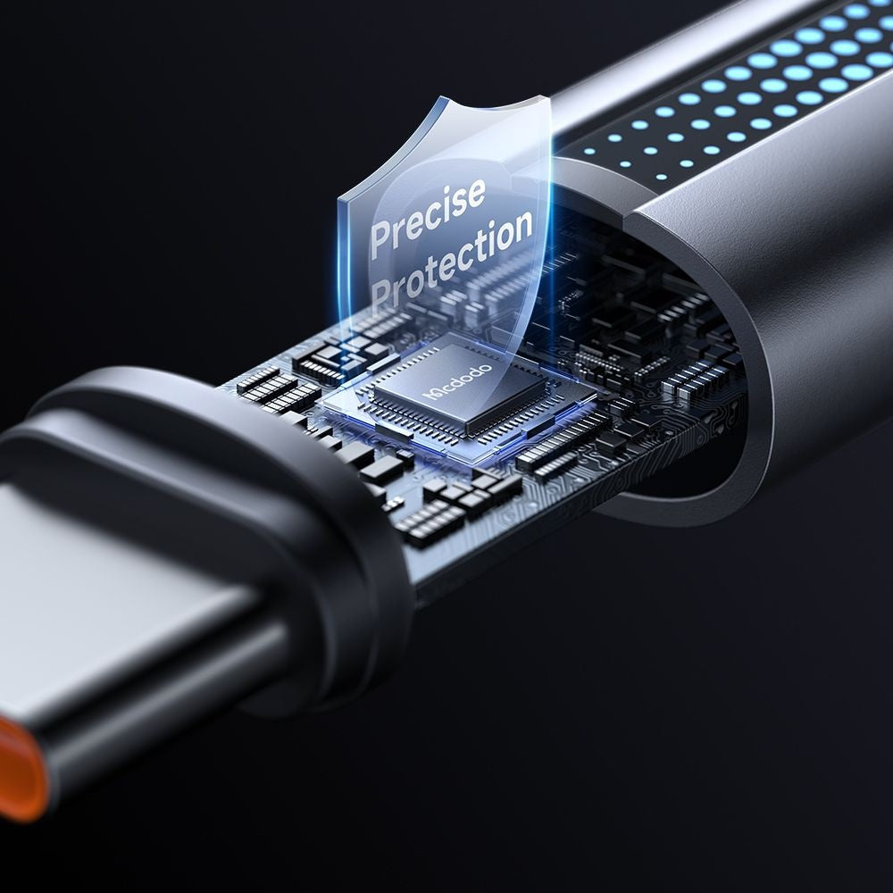 Daten- und Ladekabel USB-C - USB-C McDodo CA-5740, 100W, 1.2m, Schwarz