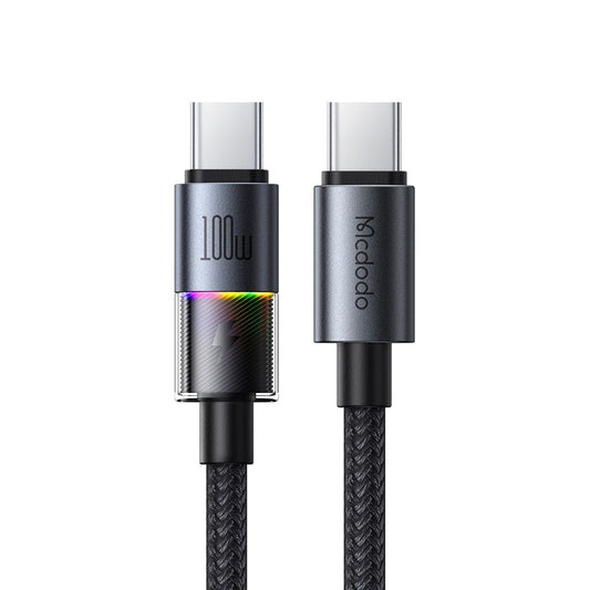USB-C Daten- und Ladekabel - USB-C McDodo CA-8200 Colorful, 100W, 1.2m, Schwarz