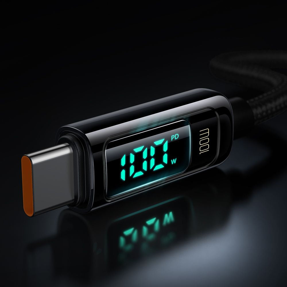 USB-C - USB-C Daten- und Ladekabel McDodo CA-8820 Display, 100W, 1.2m, Schwarz