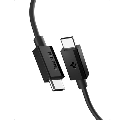 USB-C Daten- und Ladekabel - USB-C Spigen EB6015CC, 60W, 1,5m, Schwarz ACA10417