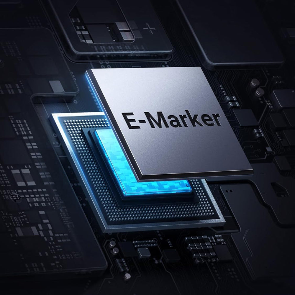 Daten- und Ladekabel USB-C - USB-C UGREEN 65866 Display, 240W, 1m, Grau