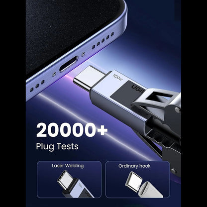 USB-C zu USB-C Daten- und Ladekabel UGREEN L512, 100W, 1m, Grau