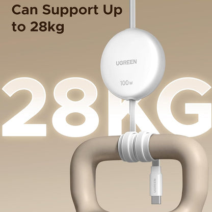 Daten- und Ladekabel USB-C - USB-C UGREEN L531, 100W, 1m, Weiß