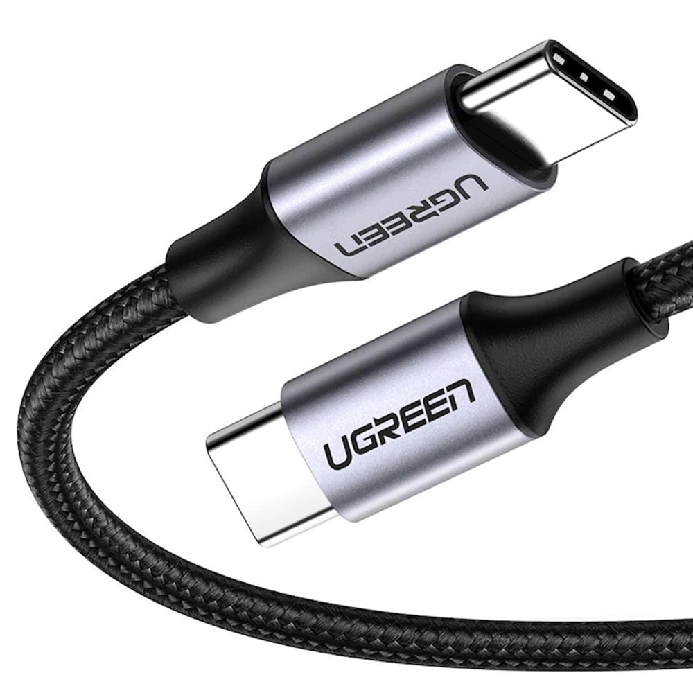 UGREEN US261 (50152) USB-C to USB-C Data and Charging Cable, 60W, 2m, Gray