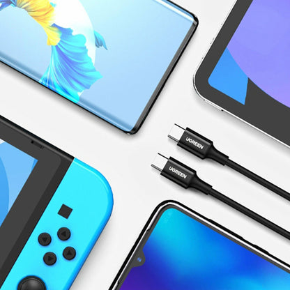 Daten- und Ladekabel USB-C - USB-C UGREEN US300 (80371), 100W, 1m, Schwarz