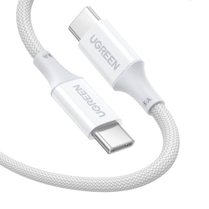 Daten- und Ladekabel USB-C - USB-C UGREEN US557 (15267), 100W, 1m, Weiß