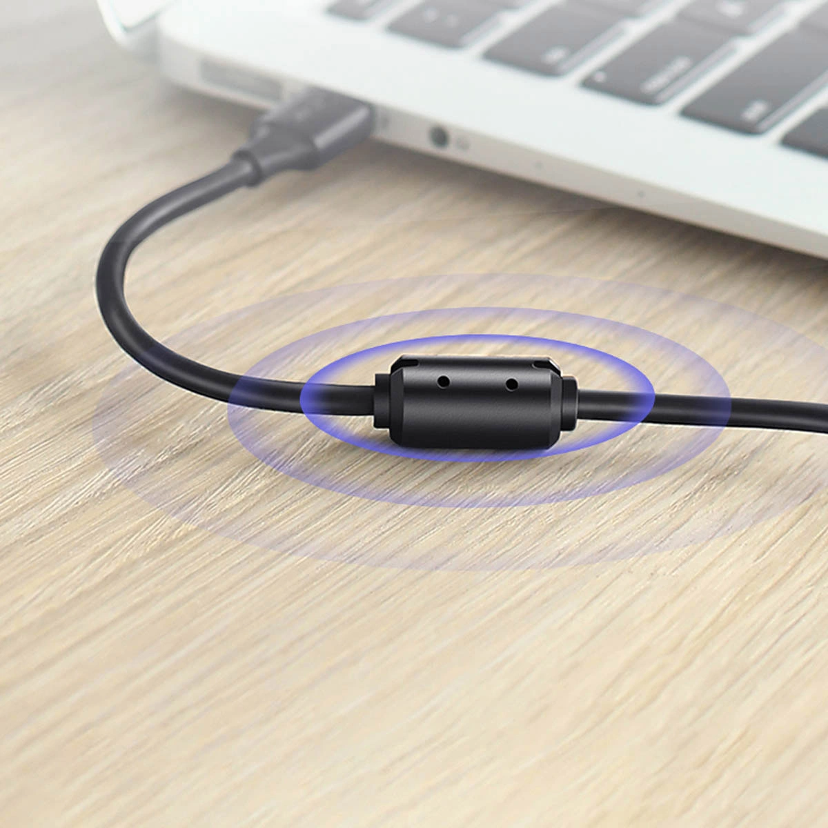 Drucker Kabel UGREEN US135, USB-A - USB-B, 5m, Schwarz